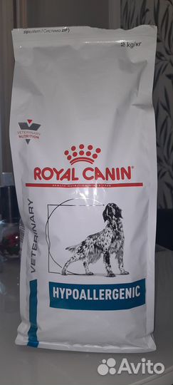 Корм для собак royal canin гипоаллергенный, 2 кг