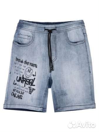Джинсовые шорты новые PlayToday, размер 134,140
