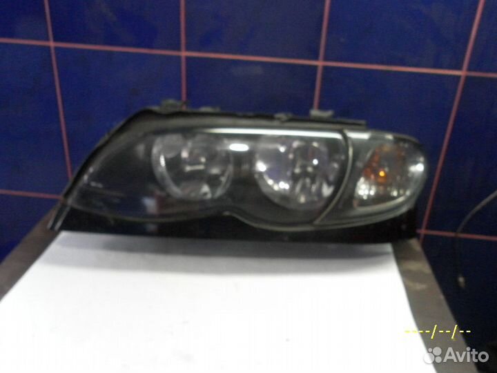 Фара левая галоген BMW 3 E46 рест