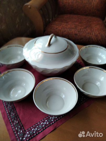 Набор столовый.фарфор. СССР
