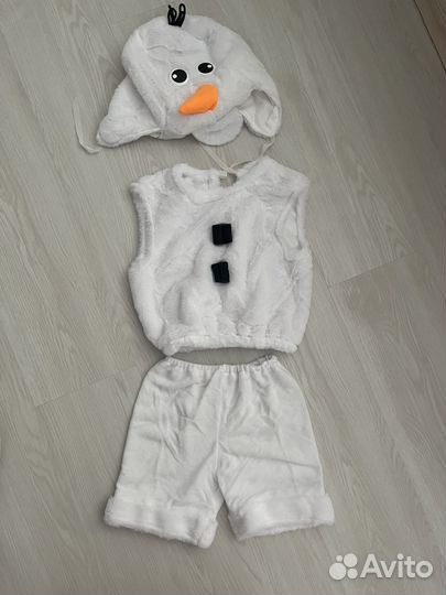 Новогодний костюм снеговика