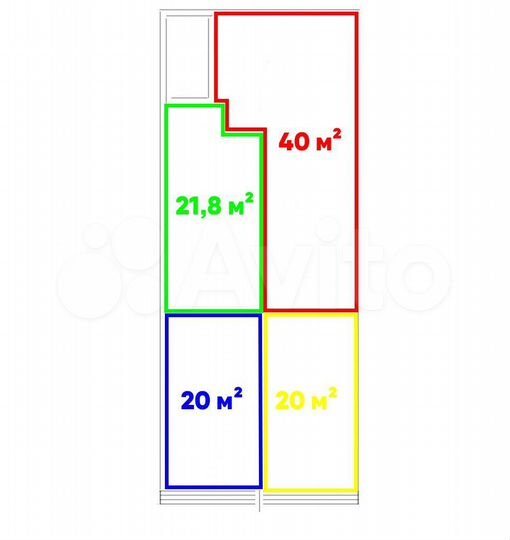 Свободного назначения от 20 до 40 м²