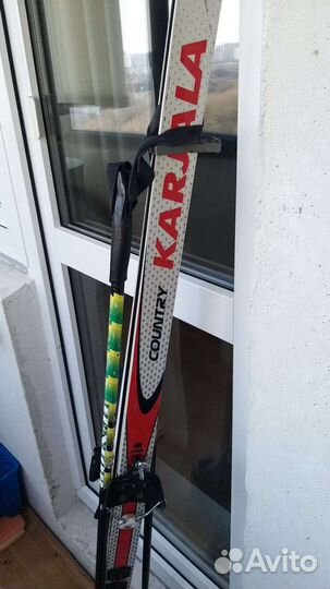 Лыжи беговые karjala 160 и ботинки 36