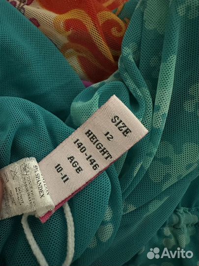 Туника пляжная детская 140-146