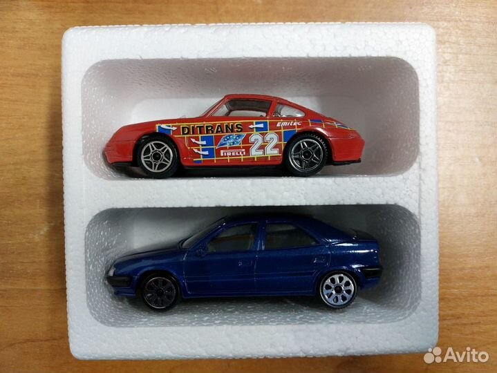 Модели Porsche 911 + Citroen Xantia 1:43