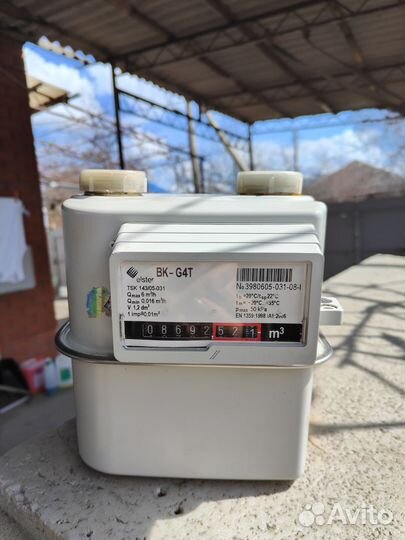 Газовый счетчик bk g4t