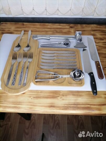 Кофейные пары. Ложки,вилки,ножи,крышка d26см