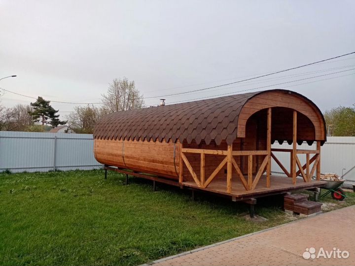 Баня под ключ 4х6+2