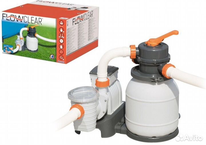 Песочный фильтр-насос 5678л/ч, Bestway 58497