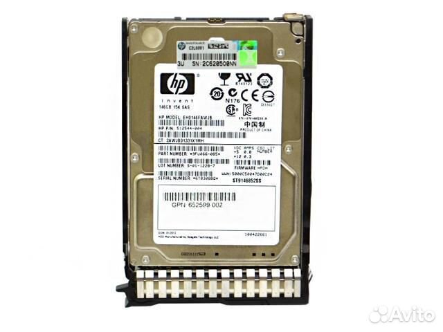 Жесткий диск HP 146Gb 652605-B21 653950-001
