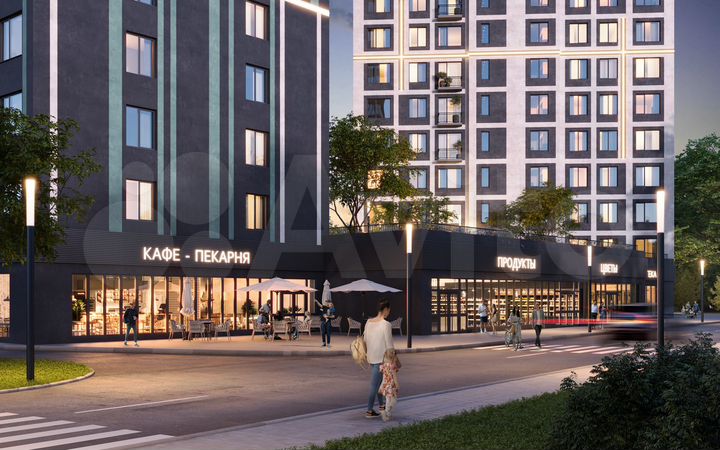 2-к. квартира, 51,6 м², 1/24 эт.