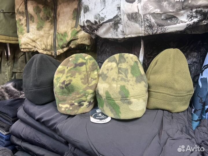 Шапки флисовые