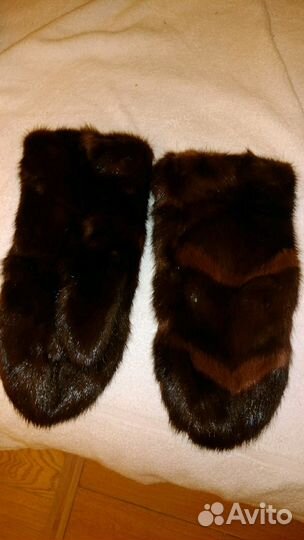 Норковые варежки