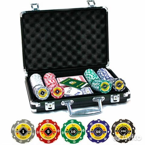 Набор для покера Crown 200 фишек