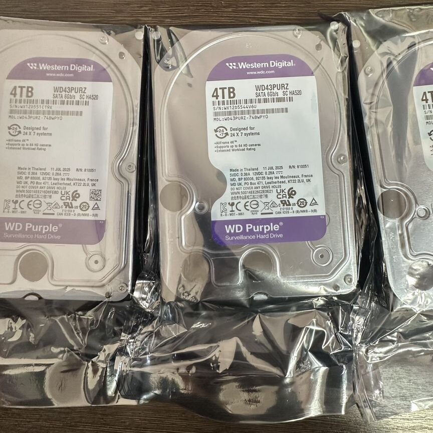 [WD43PURZ] Жесткий Диск Wd Purple 4 Тб ()