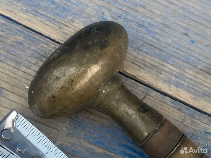 Трость для ходьбы самодельная СССР бронза