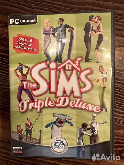 Игра Sims на диске для cd-rom раритет