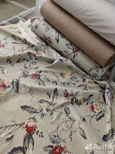 Турецкий хлопок ткань премиум на постель ранфорс