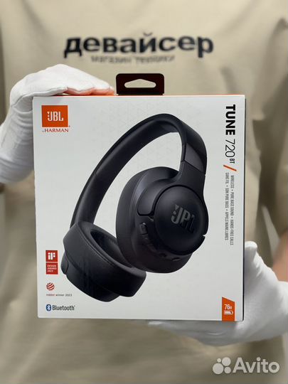 Наушники JBL Tune 720BT черные оригинал