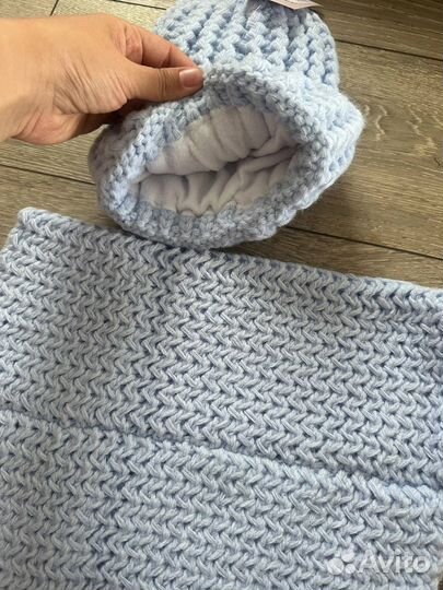 Шапка и снуд комплект новые