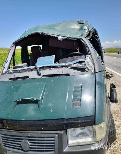 ГАЗ ГАЗель 2705 2.4 МТ, 2002, битый, 150 000 км