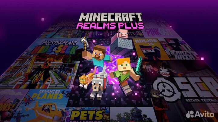 Minecraft Realms Plus подписка