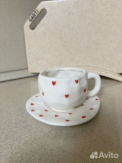 Чашка с блюдцем