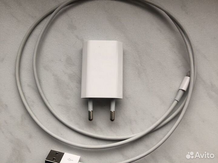 Оригинальный Кабель Apple Lighting, блок зарядки