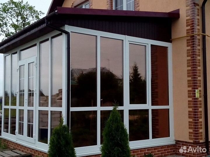 Остекление домов, офисов, магазинов под ключ