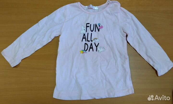 Кофты / лонгсливы для девочки пакетом