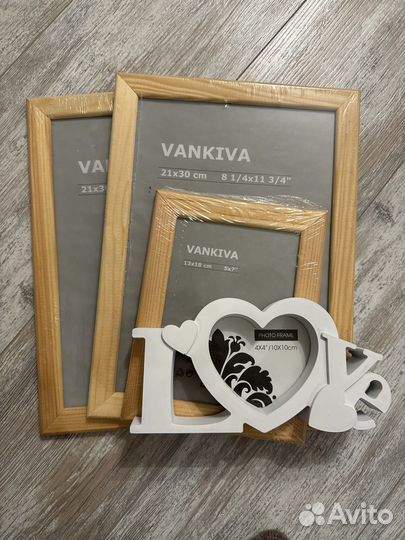 Фоторамки 4 штуки 10*10, 13*18 и 21*30