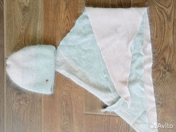 Комплект шапочка и косынка