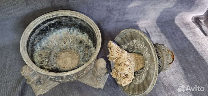 Керосиновая лампа старинная