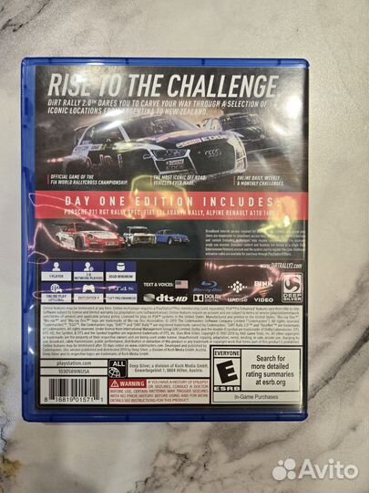 Игра Dirt Rally 2.0 Day One Edition