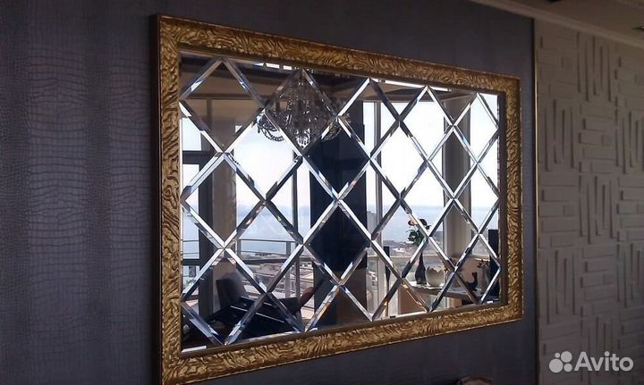 Фацетное зеркально панно