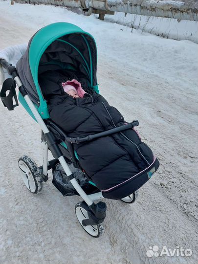 Зимний конверт в коляску