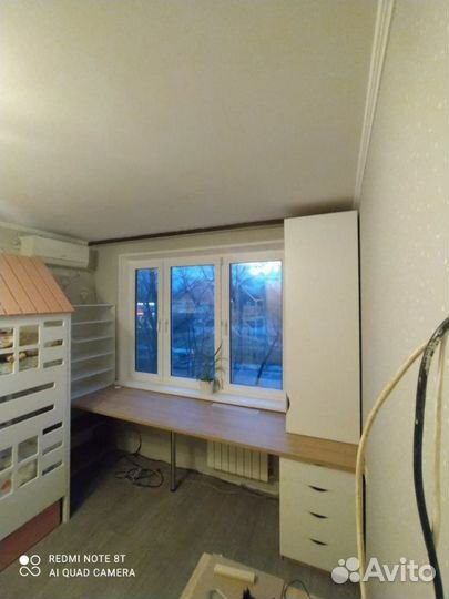 Рабочая зона у окна за 5 дней