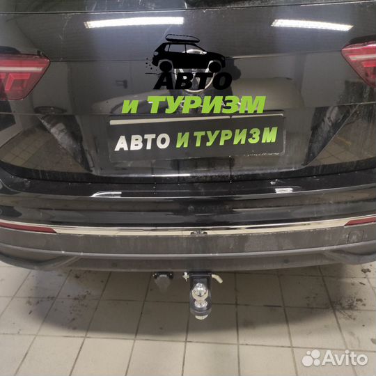 Фаркоп (тсу) американский квадрат VolkswagenTiguan