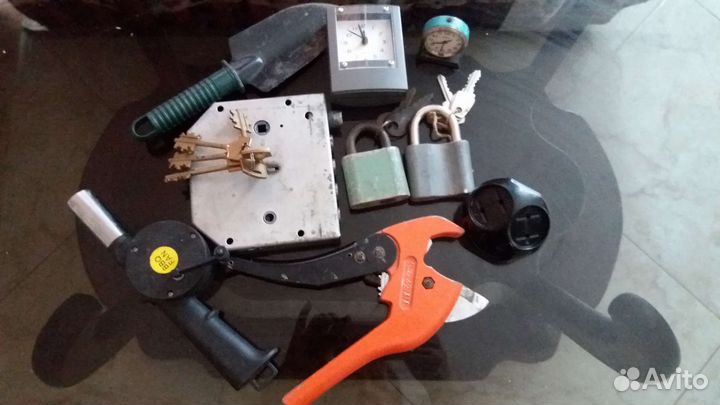 Замки навесные СССР, защёлка, ножницы