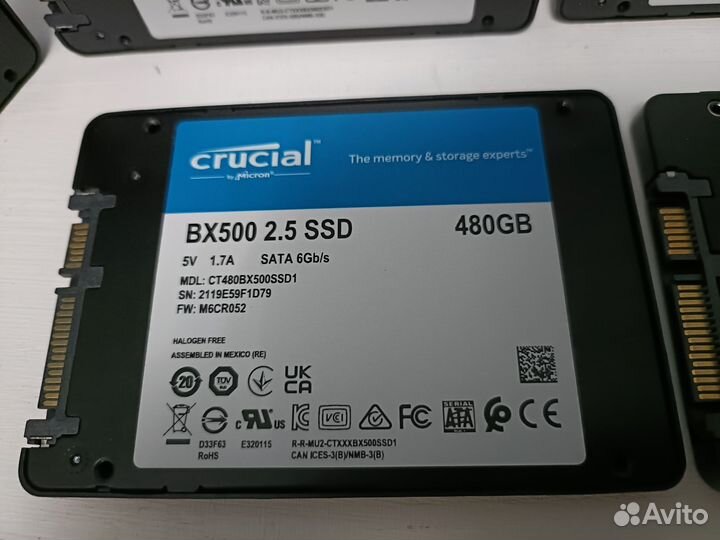 Ssd 480gb crucial