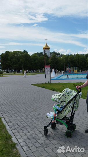 Прогулочная коляска трость бу