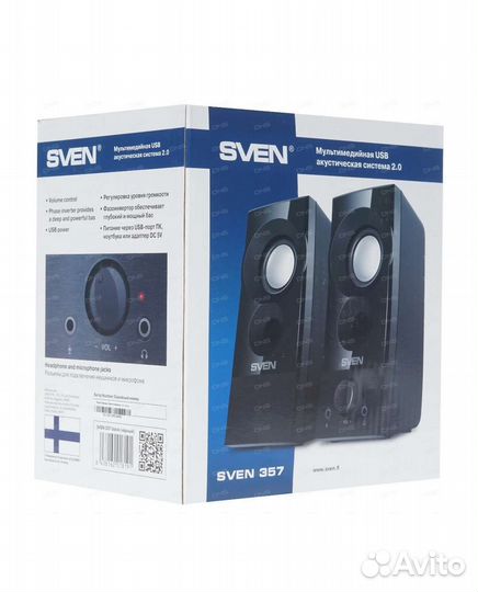 Колонки для компьютера Sven 357