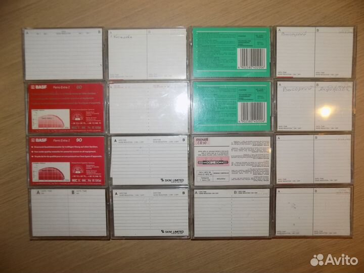 Аудиокассеты 16 шт хорошее состояние из 80х