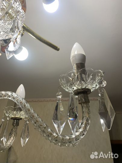 Люстра хрустальная чехия