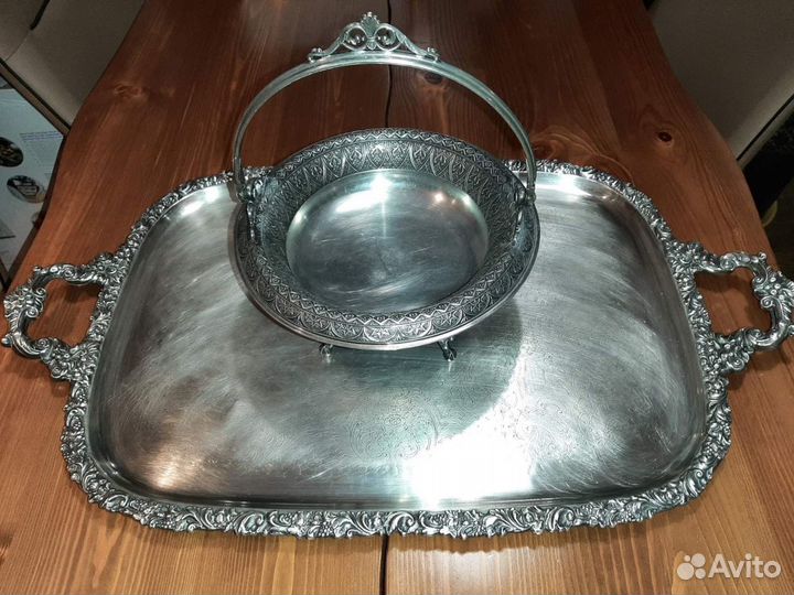 Поднос и конфетница