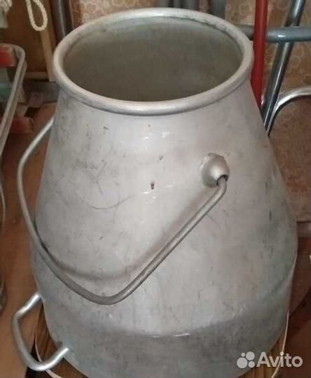 Бидон алюминиевый. СССР. 18 литров