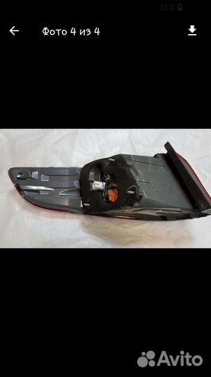 Фонарь задний kia rio 3