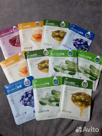 Тканевые маски для лица