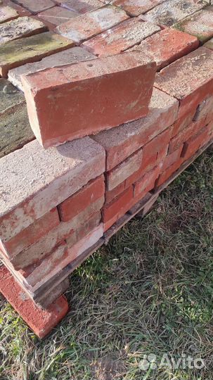 Кирпич красный(немецкий) полнотелый бу