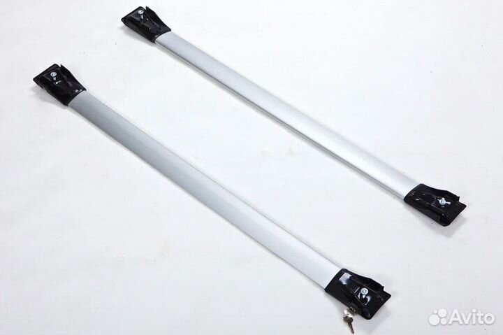 Багажник на крышу Turtle Shark Крыло Серебро замок№290